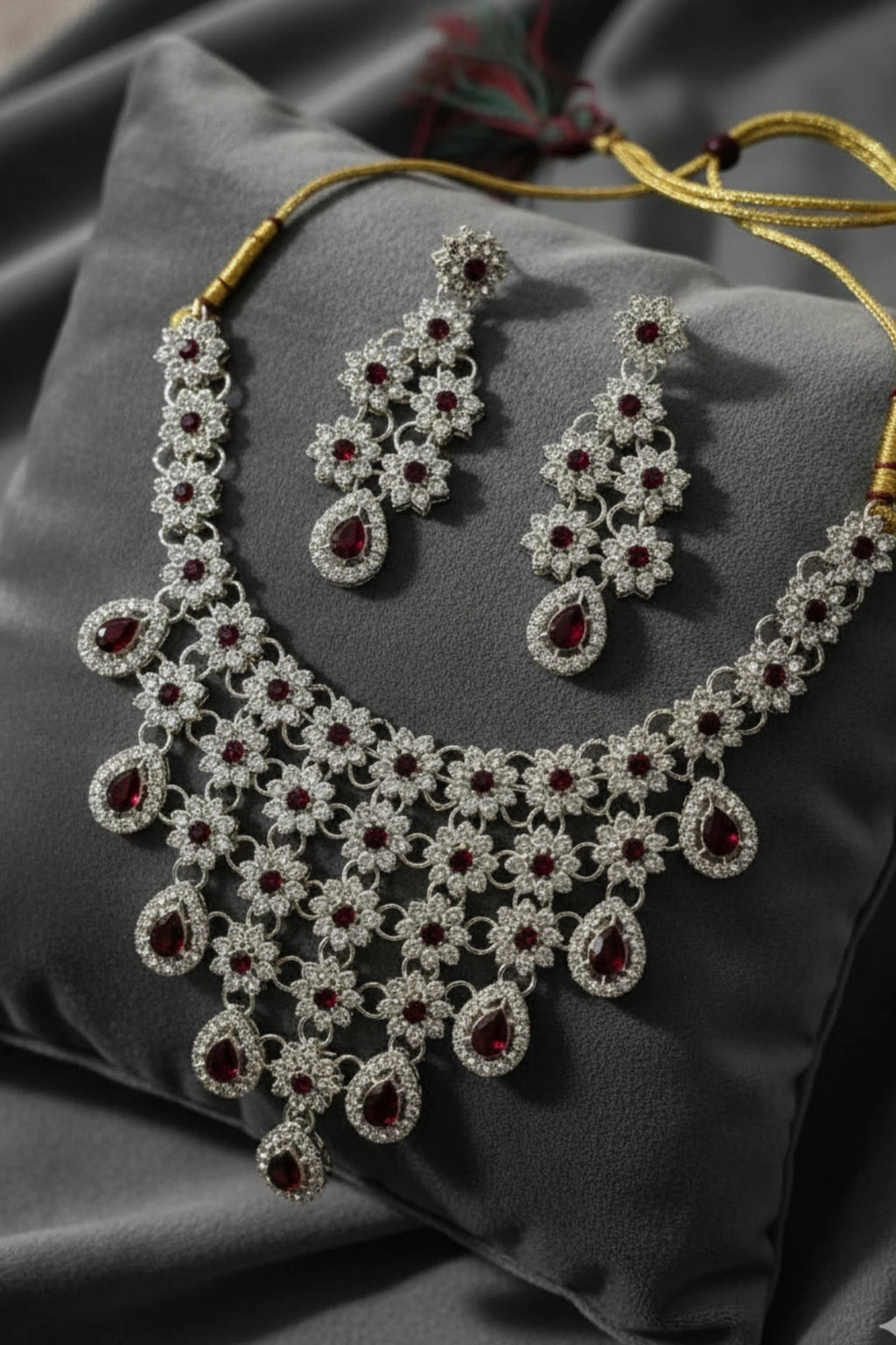 (NL-12) Grace Layered Stone Necklace Set