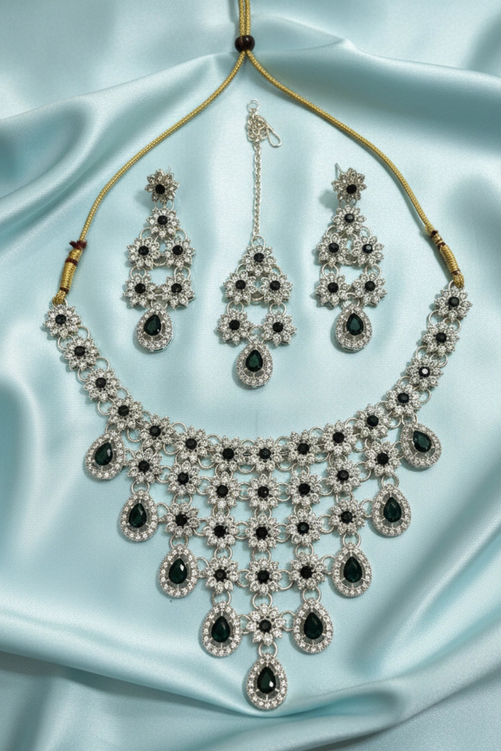 (NL-12) Grace Layered Stone Necklace Set