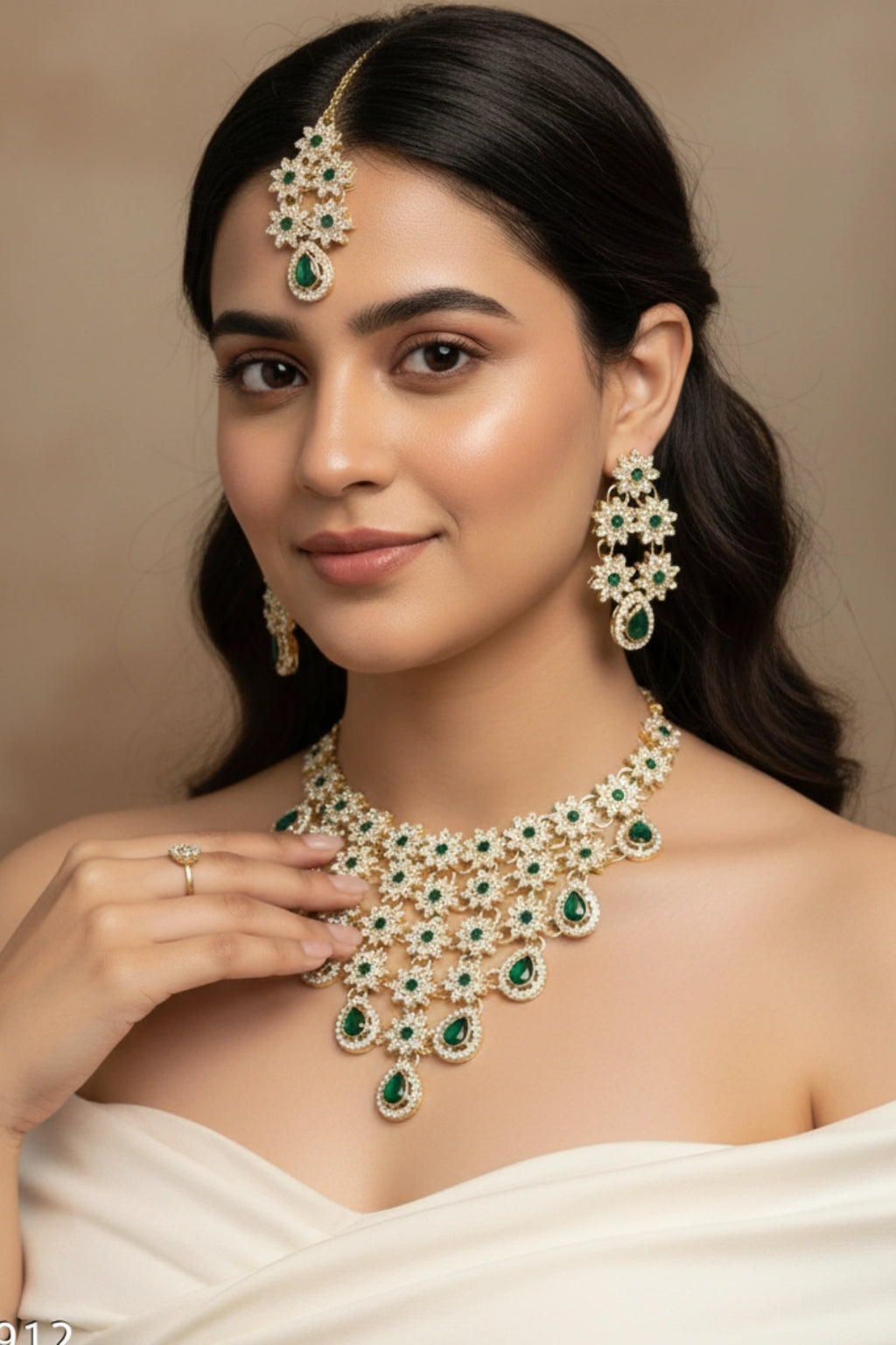 (NL-12) Grace Layered Stone Necklace Set