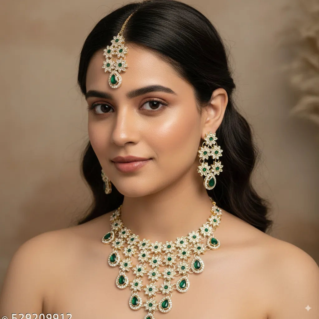 Grace Layered Stone Necklace Set