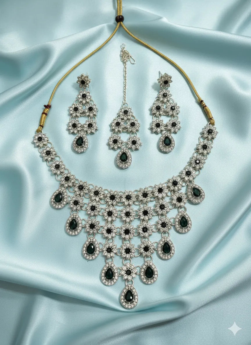 Grace Layered Stone Necklace Set