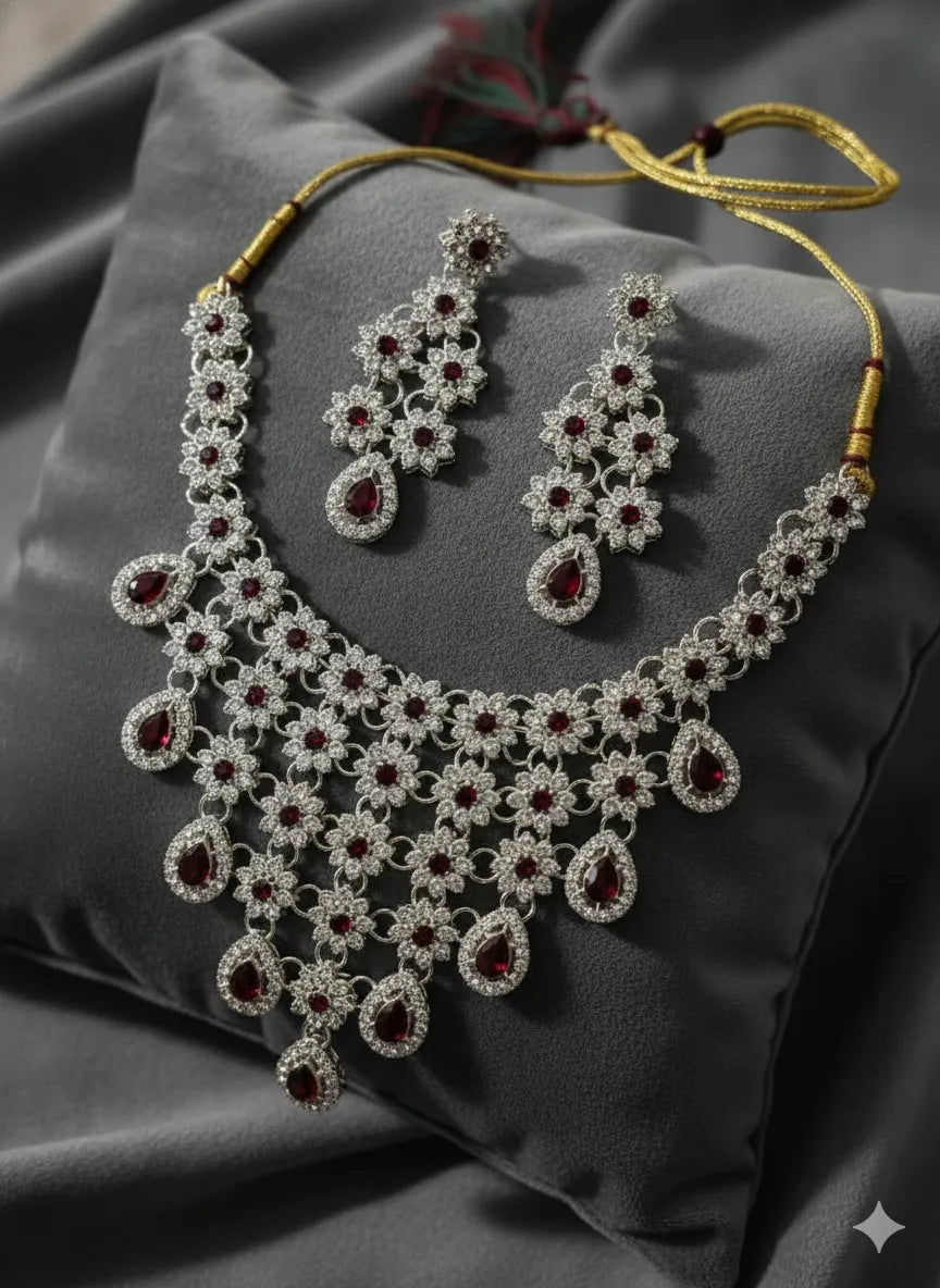 Grace Layered Stone Necklace Set