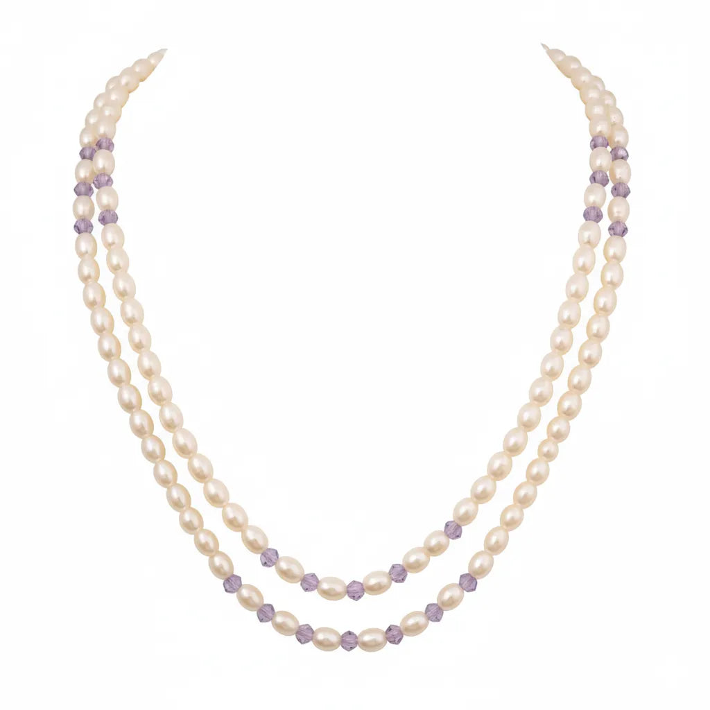 Radiant Grace Dual-Layer Pearl Necklace
