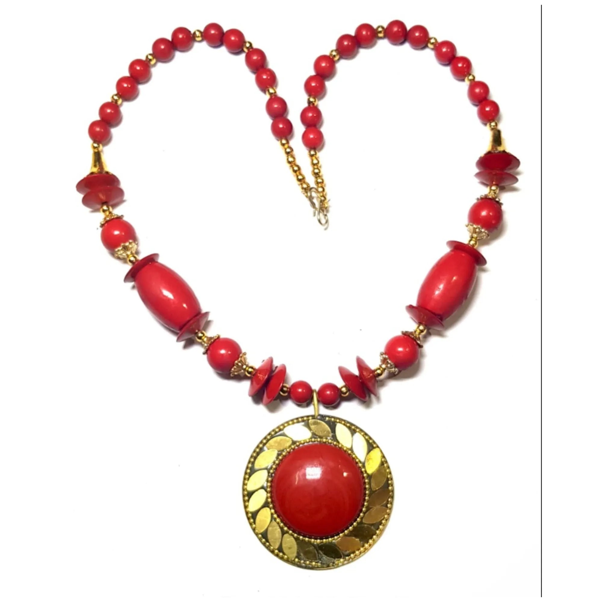 Radiant Grace Beaded Statement Necklace Set