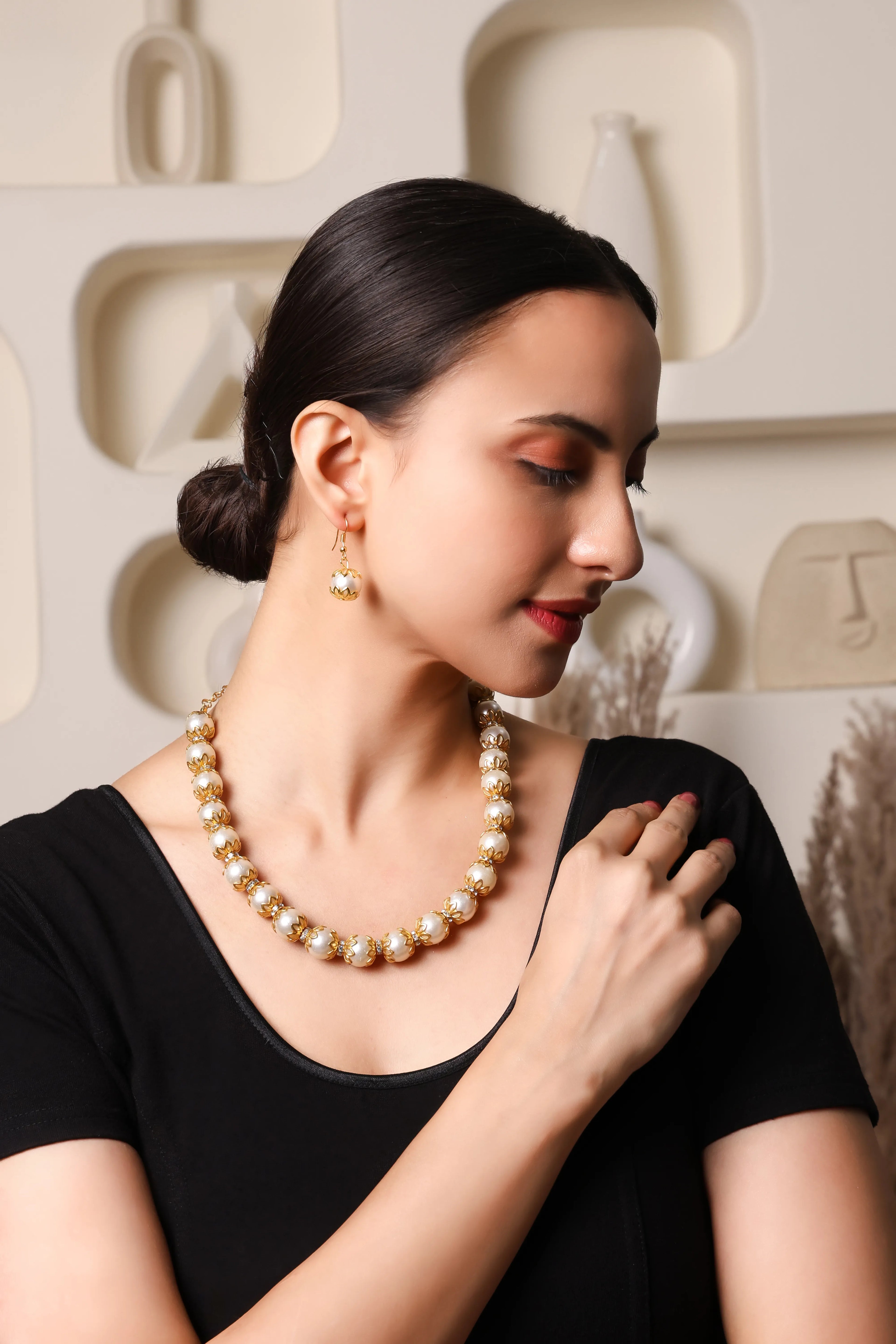 Timeless Grace and Perfect Harmony Pearl Necklace
