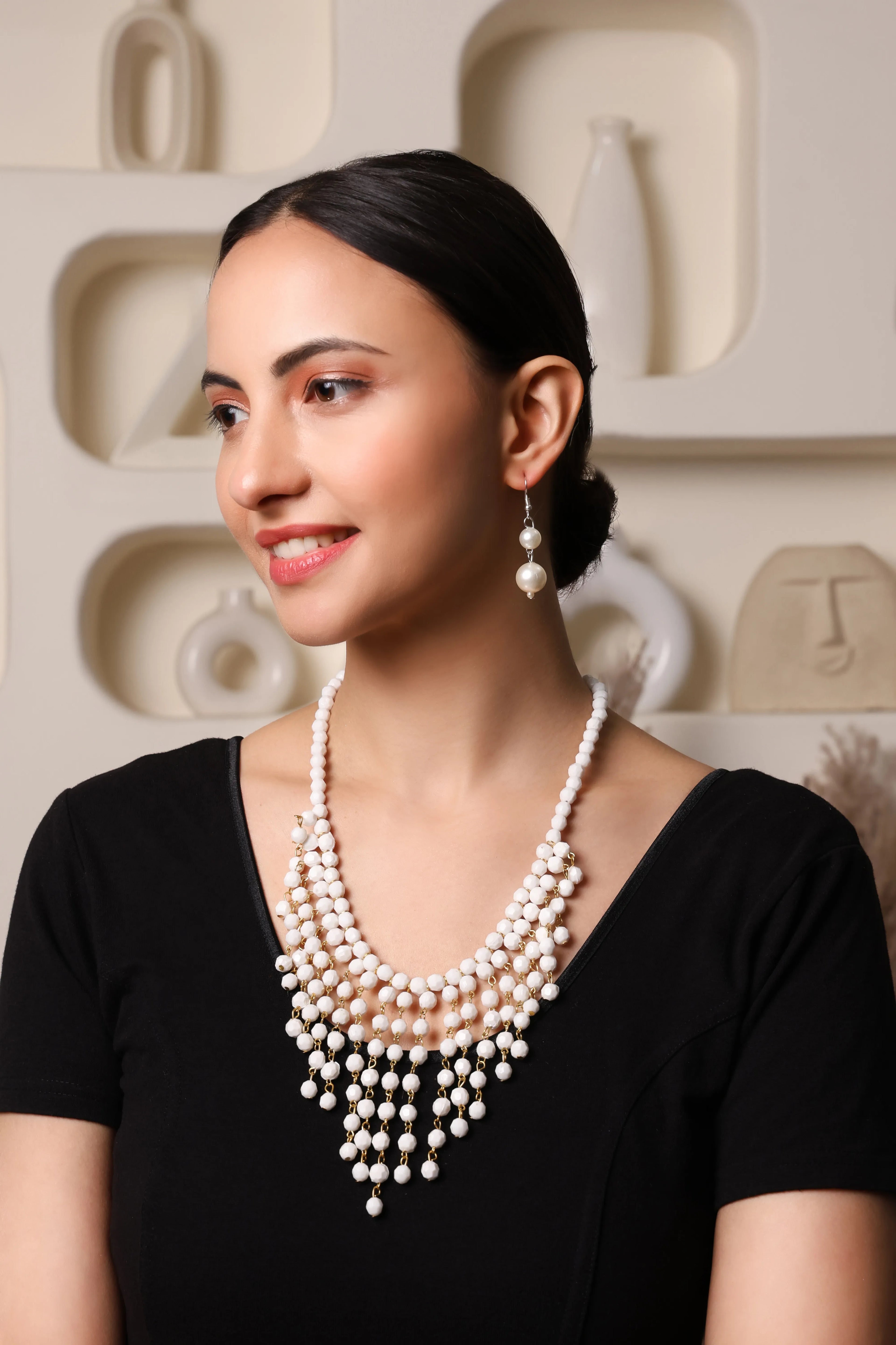 Elegance Personified with Timeless Pearl Choker Set