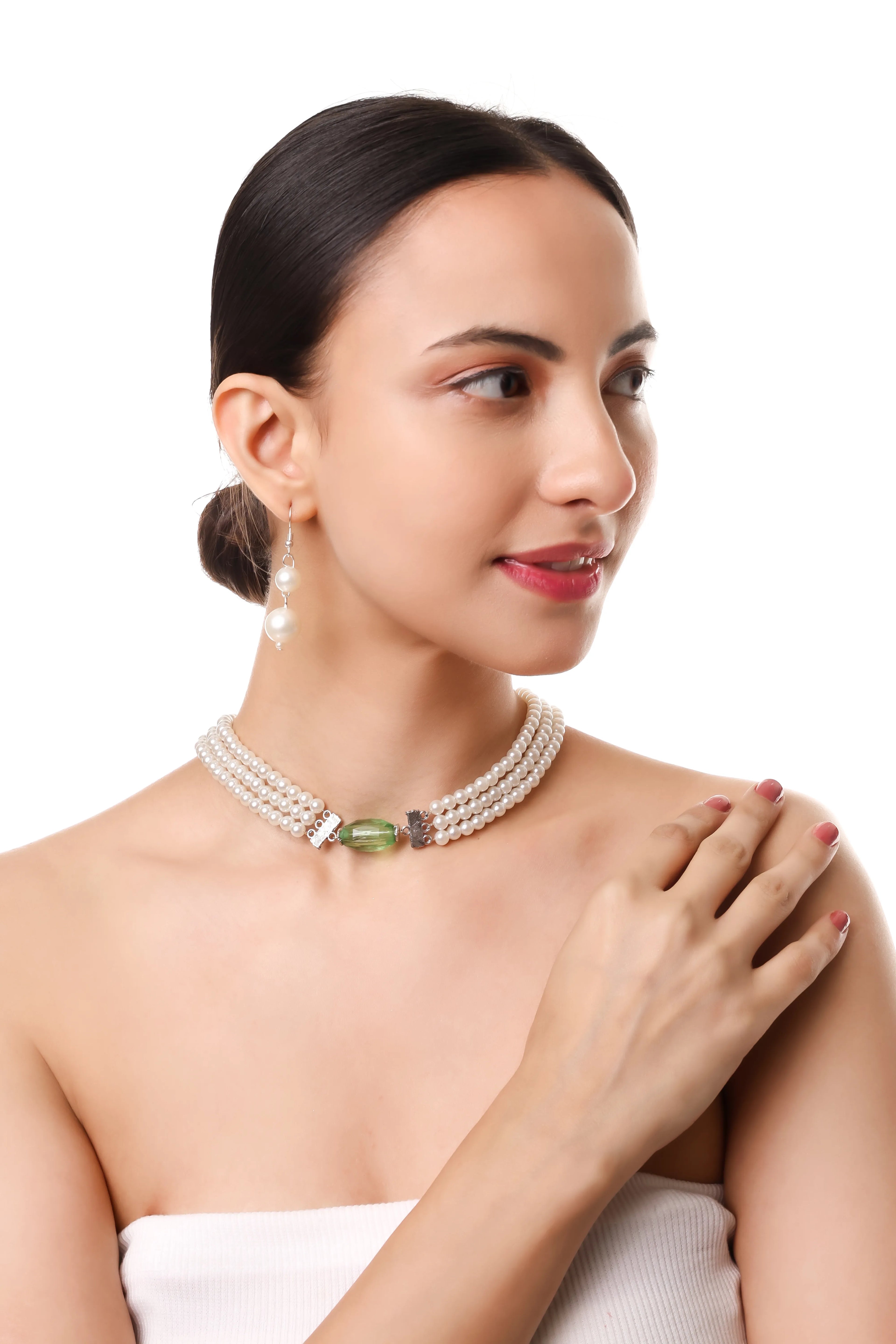 Choker Set a Pearls of Serenity