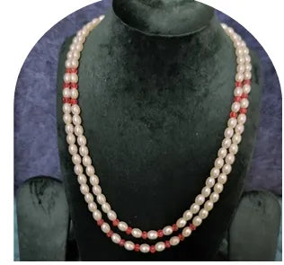 Radiant Grace Dual-Layer Pearl Necklace