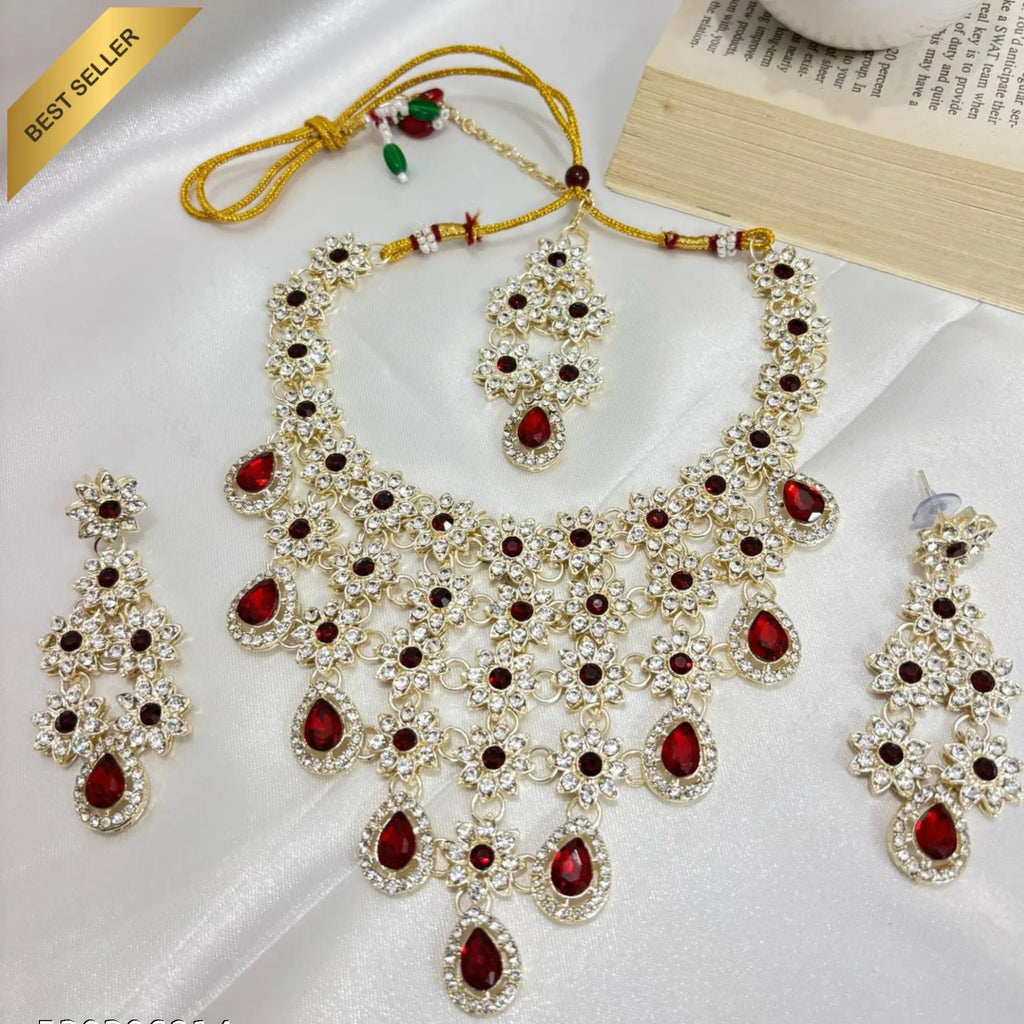 Grace Layered Stone Necklace Set