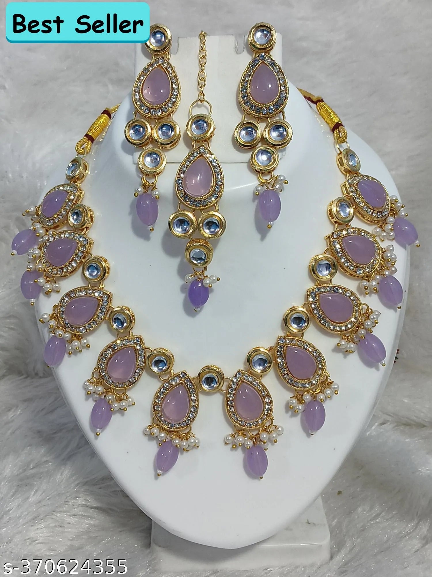 Radiant Pearl and Gemstone Harmony Necklace Set