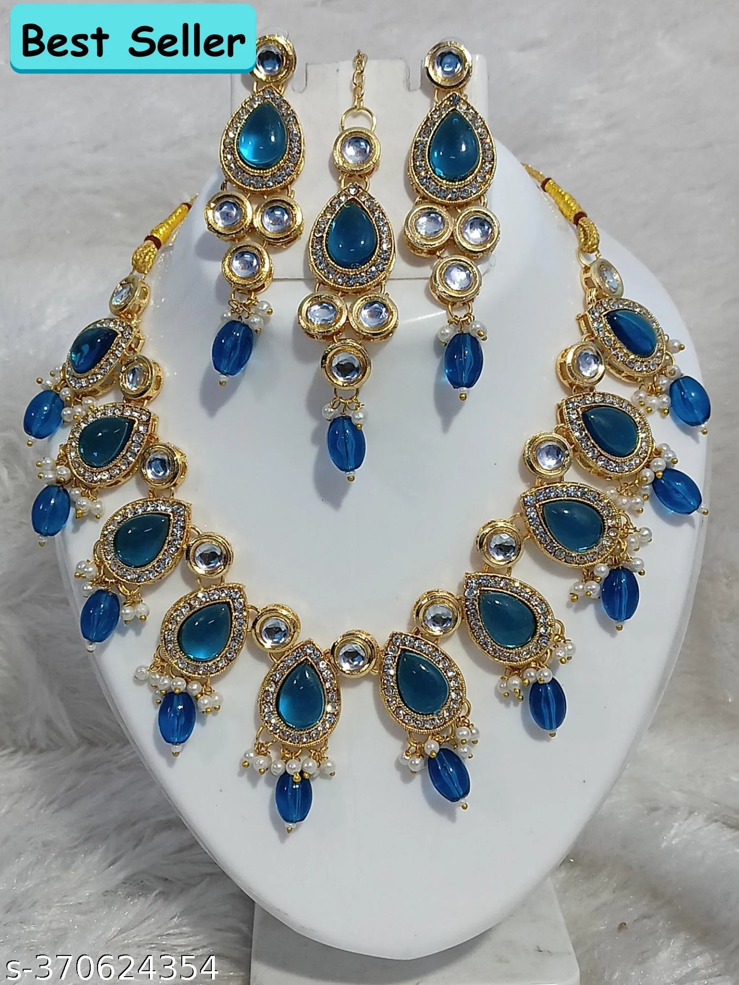 Radiant Pearl and Gemstone Harmony Necklace Set